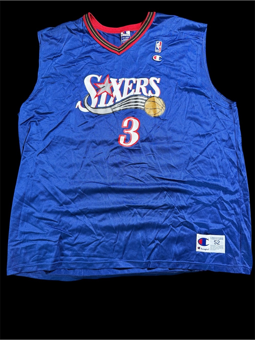 Vintage Champion Philadelphia 76ers Allen Iverson Jersey